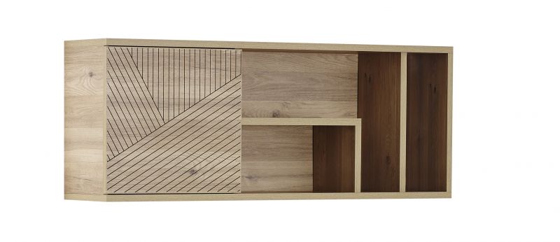 Almila Wandboard Origami mit Tr Holzoptik