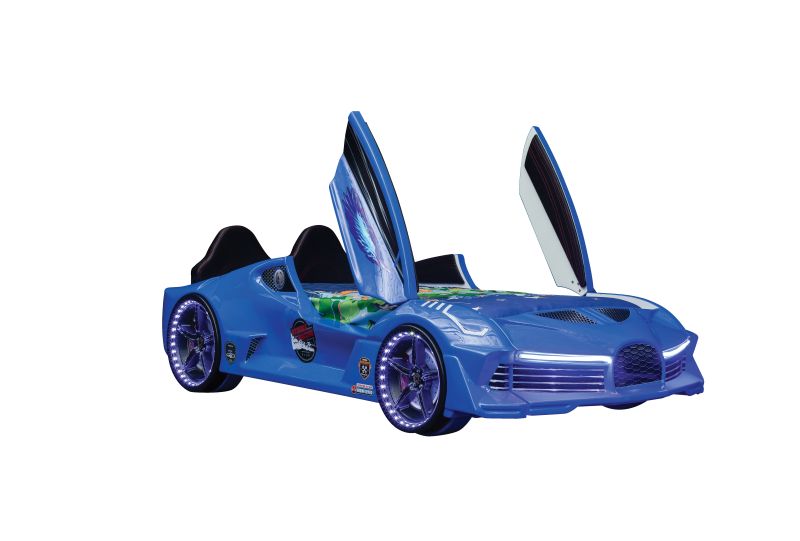 Autobett GT 999 AERO Blau mit Tren und Sportsitzen