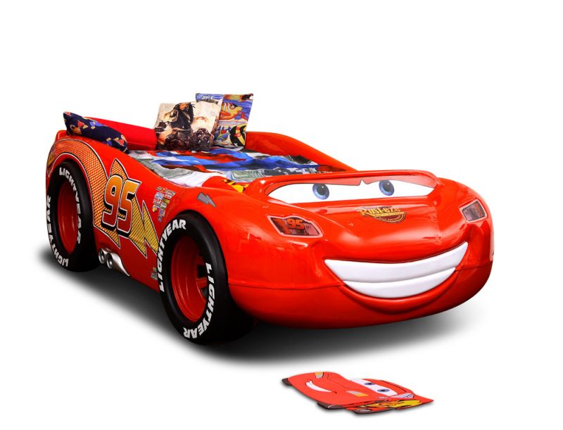 Autobett McQueen Disney Cars mit Matratze Ausstellungsstck