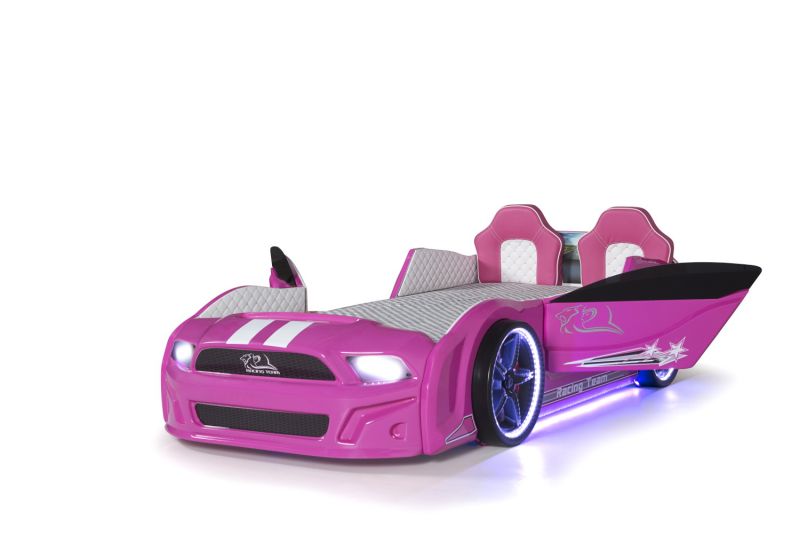 Autobett Must Rider 500 mit Türen in Pink Ausstellungsstück
