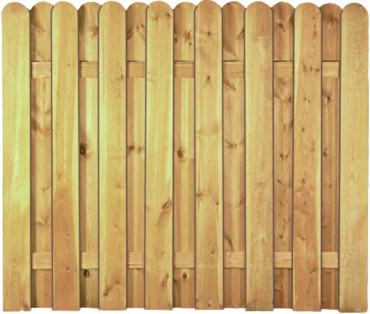 DAAN Lamellen-Holzzaun 180 x 150 cm unter Garten > Holzzune