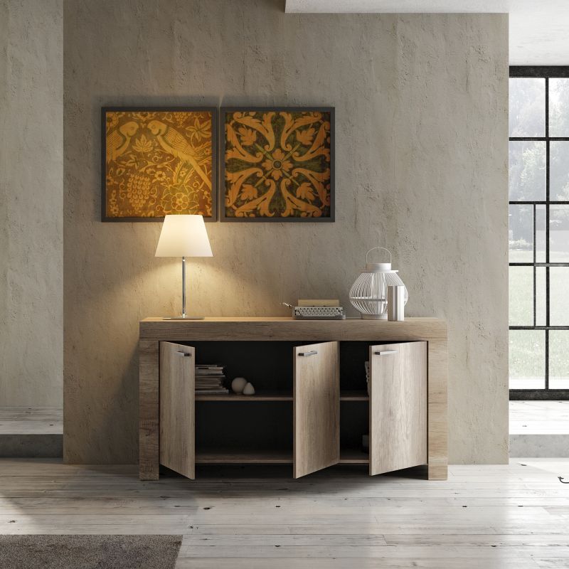 Design Sideboard in Canyon Oak Grace 3-trig