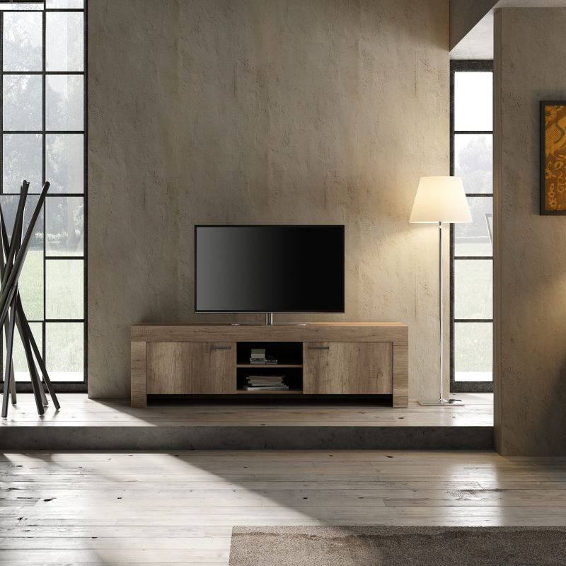 Design TV Schrank in Canyon Oak Grace 2-trig