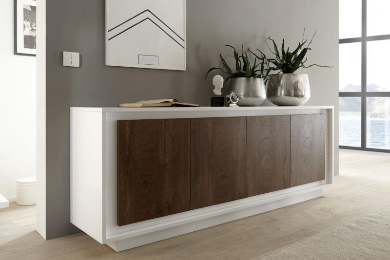 Heaven Sideboard Weiss Cognac