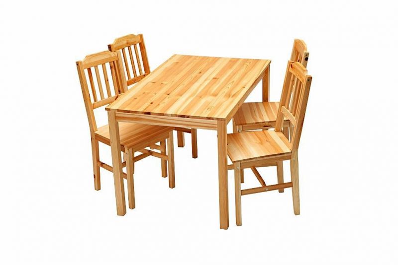 IDEA Julians Tischgruppe 118x76 mit 4 Stühlen