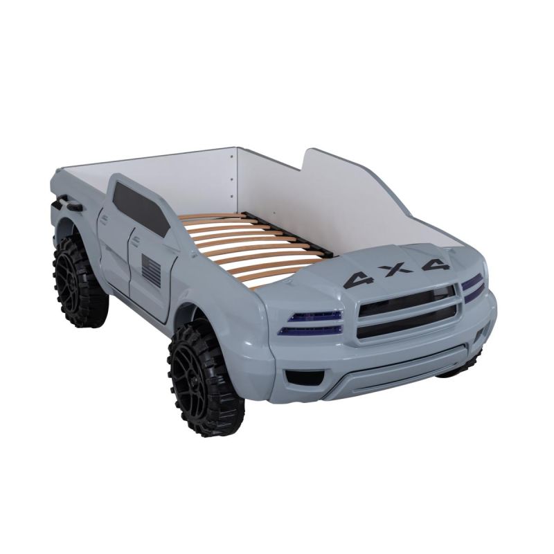 Kinder Autobett Pick Up Truck 100x190 cm Grau unter Hauptkategorie Mlux > Autobetten > Autobetten > Autobetten fr Kinder