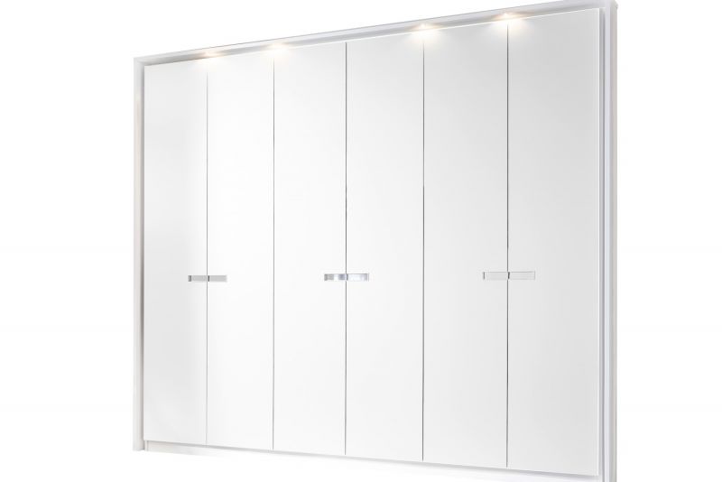 Meer 6-triger Schrank 275x218x64 Weiss-Chrom