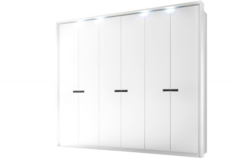 Meer 6-triger Schrank 275x240x64 Weiss-Anthrazit