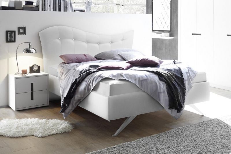 Meer Polsterbett One 180x200 Pandora Weiss unter Hauptkategorie Mlux > Schlafen > Betten > Design Betten