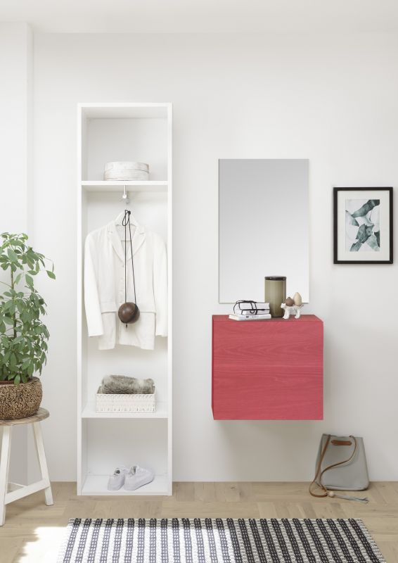 Modernes Garderoben Set 3-teilig Veldig Rot unter Hauptkategorie Mlux > Flur > Garderobe modern