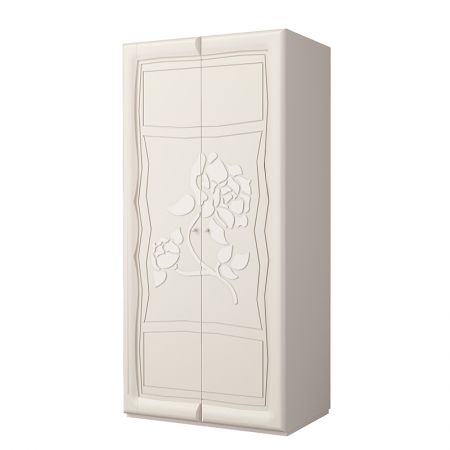 Neman Kleiderschrank 2-trig Astoria Creme