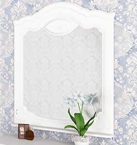 Orchidea Wandspiegel Weiss 80x104x9 cm