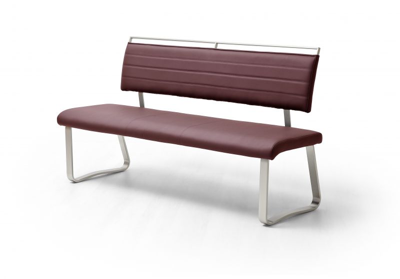 Pasce Sitzbank Kunstleder Bordeaux 175x93x59