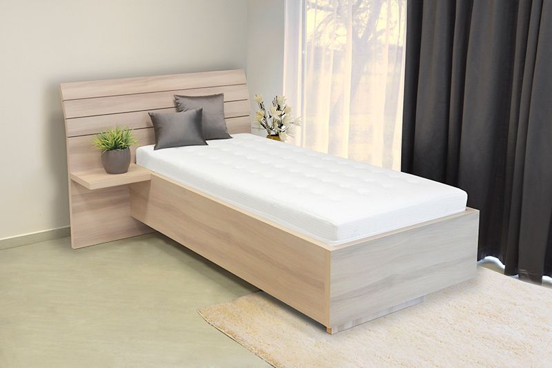 Schwebendes Bett Rielle 120x200 Eiche Weiss Links unter Hauptkategorie Mlux > Schlafen > Betten > Design Betten