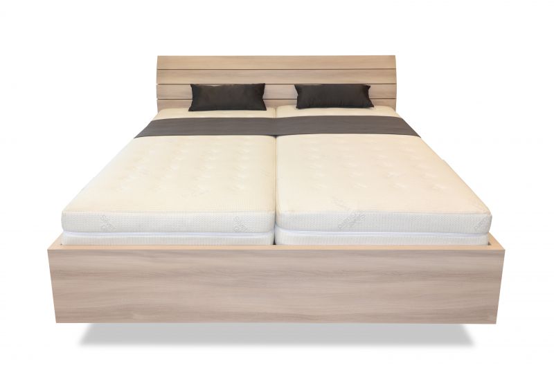 Schwebendes Bett Rielle Basic 140x200 Akazie