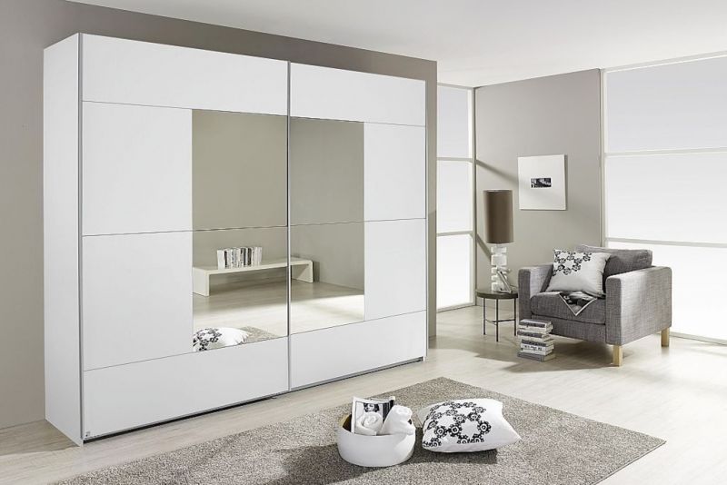 Schwebetrenschrank CRATO Breite 175 cm alpinweiss