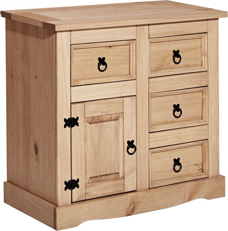 Sesa Sideboard Pinie massiv mit 1 Tre