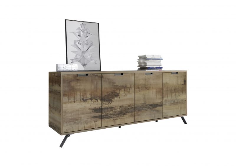 Sideboard in Holzoptik Pina 4-trig