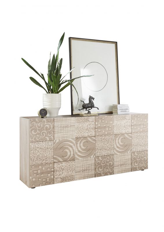 Sideboard in Sonoma Eiche Orim 3-trig