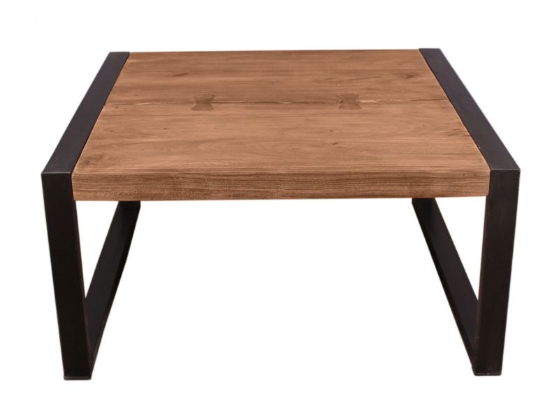 Sit Live Edge Couchtisch aus Akazie 80x80