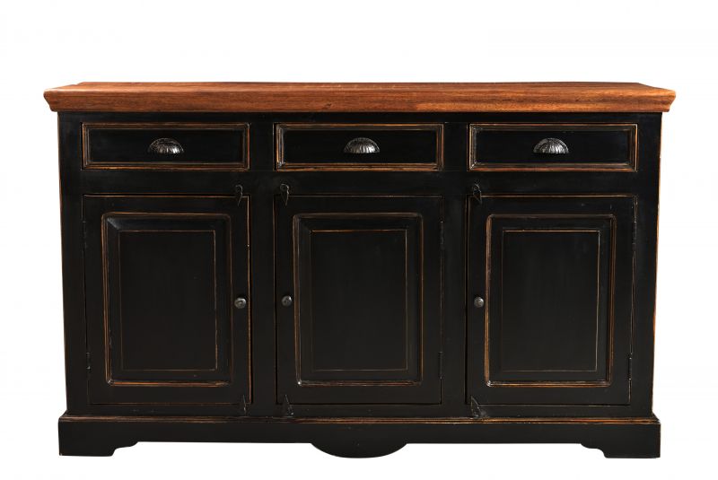 Sit Sideboard aus Mangoholz Corsica 3-trig