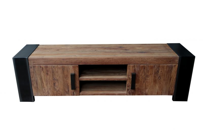 Sit TV Unterschrank Croco Teakholz 2-trig