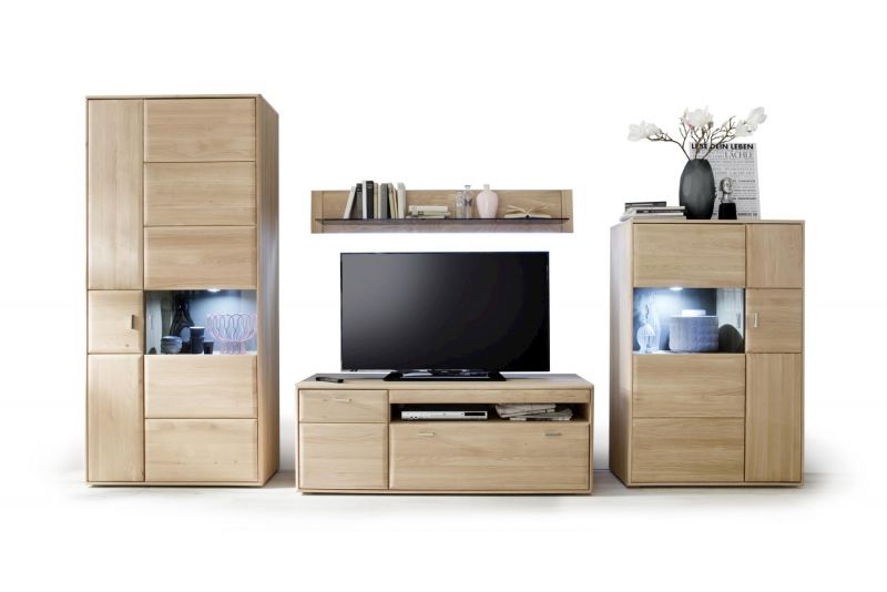 Torro Wohnwand 4-teilig mit Highboard Rechts unter Hauptkategorie Mlux > Wohnen > Wohnen > Design Wohnwnde