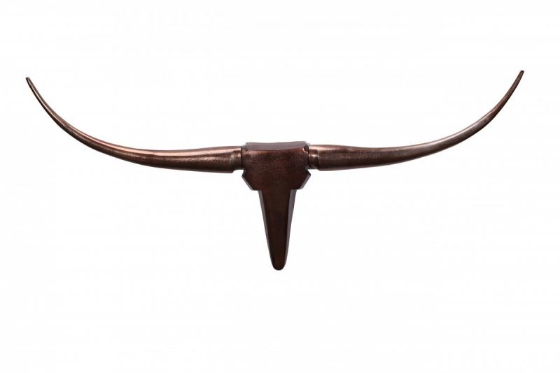 Wanddekoration Geweih Bull S 75 cm Aluminium bronze unter Hauptkategorie Mlux > Wohnen > Sonstiges > Wanddekoration