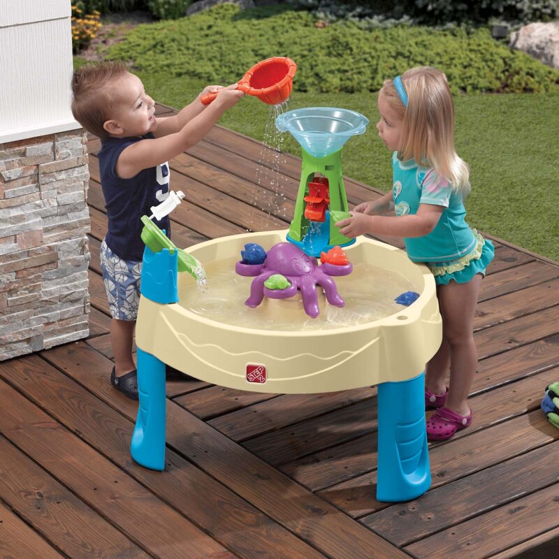 Wassertisch Kinder-Spieltisch Kraken Whirpool mit Wasserstrudel und Zubehr