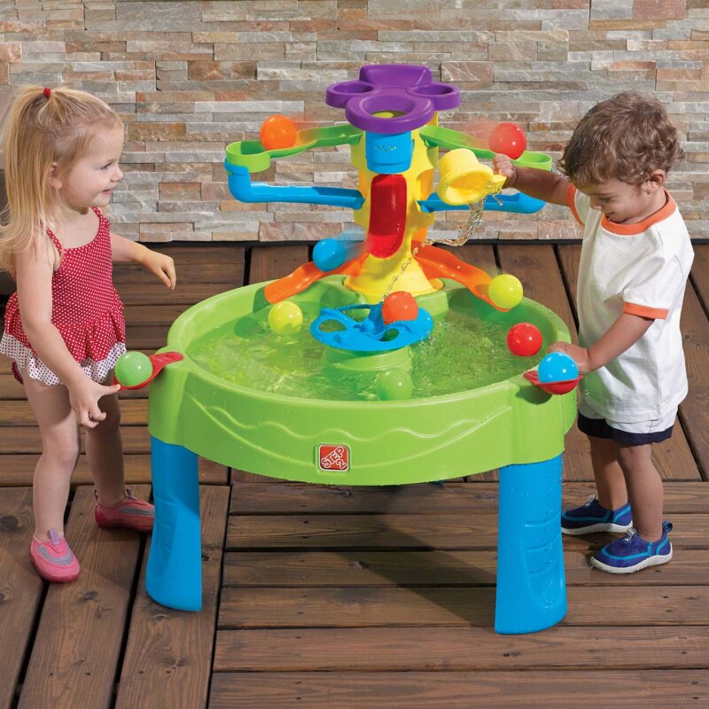 Wassertisch Kinder-Spieltisch und Bllebecken mit Spielturm und Zubehr