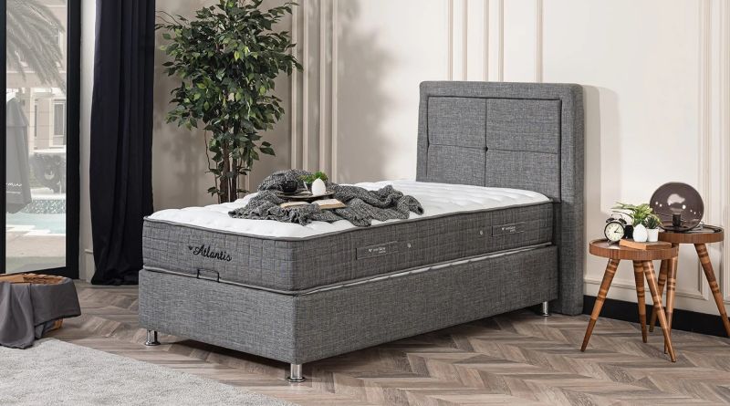 Weltew Boxspringbett Atlantis mit Stauraum 120x200 cm