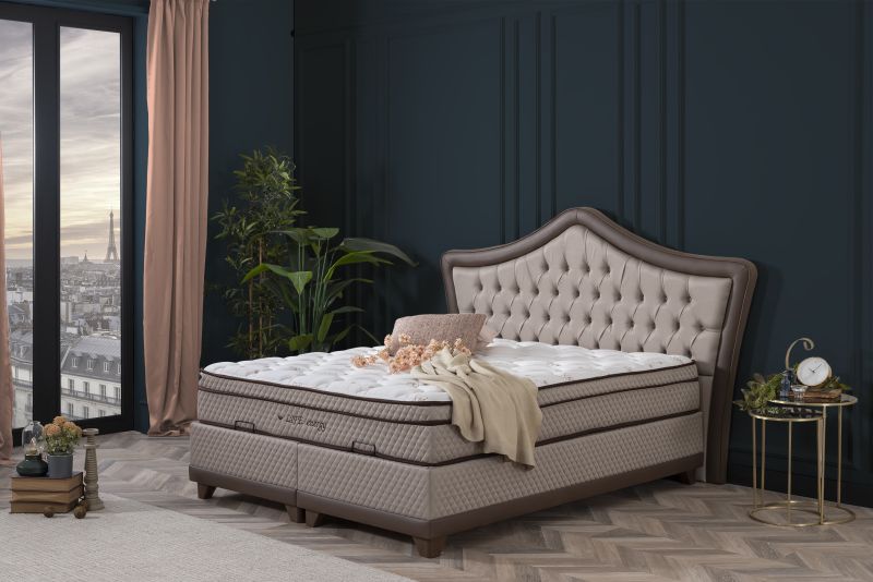 Weltew Boxspringbett Life Energy mit Matratze 100x200 cm unter Hauptkategorie Mlux > Schlafen > Betten > Boxspringbetten