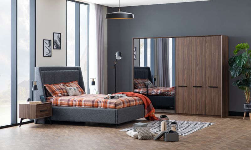 Weltew Schlafzimmer Set Polo 4-teilig 160x200 cm