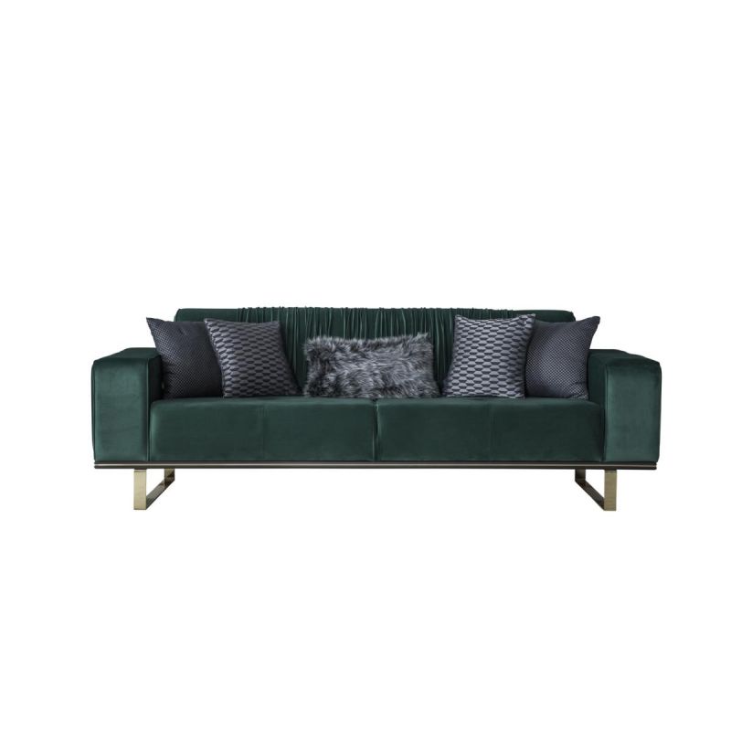 Weltew Sofa David mit Schlaffunktion 2-Sitzer in Grn